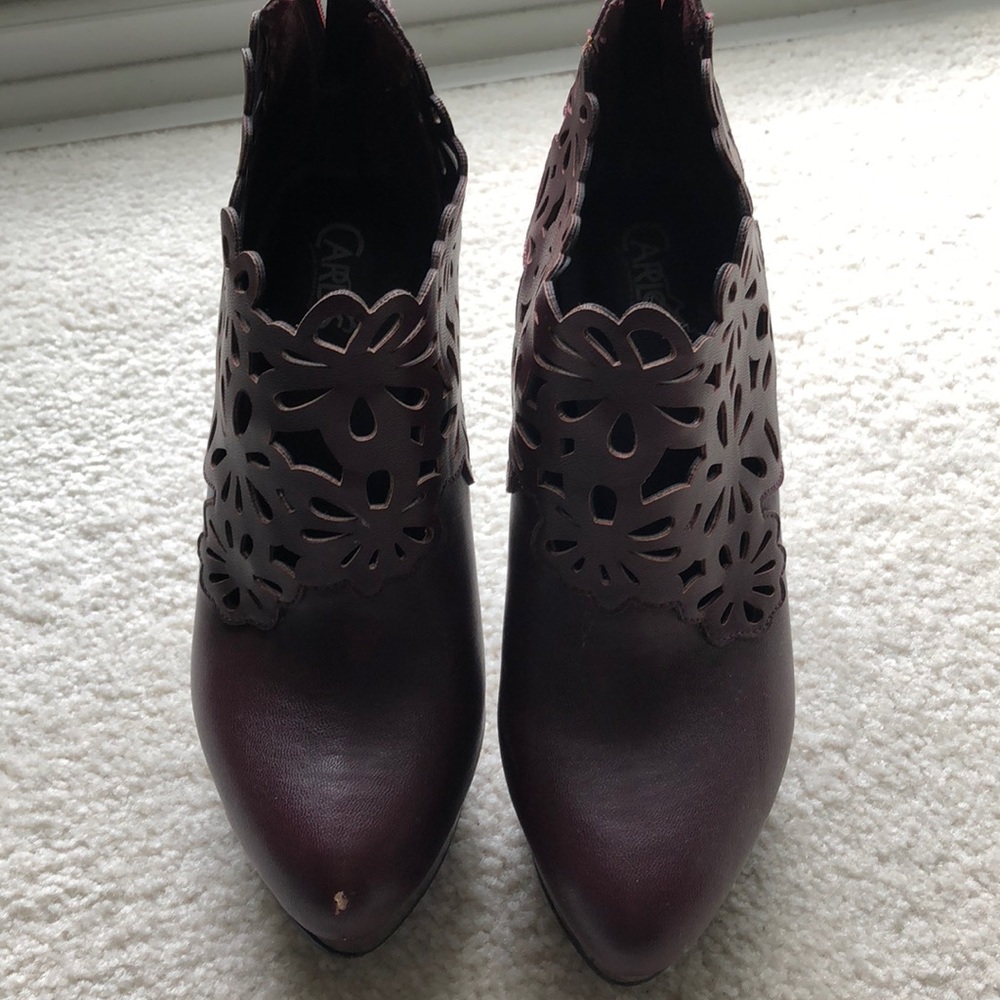 Laser cut platform booties